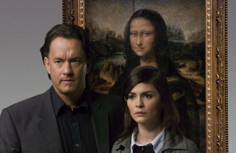 Robert Langdon (Tom Hanks) and Sophie Neveu (Audrey Tautou)