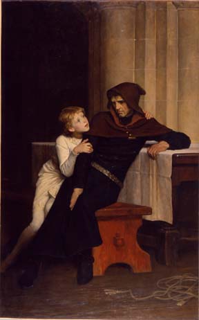 Prince Arthur and his guard, Hubert de Burgh