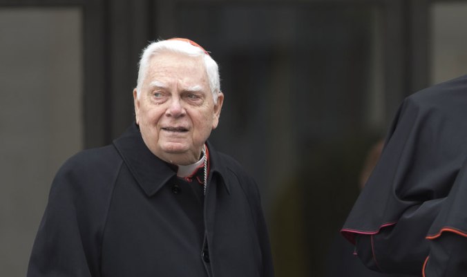 Cardinal Bernard Francis Law, a central figure in the Boston scandal